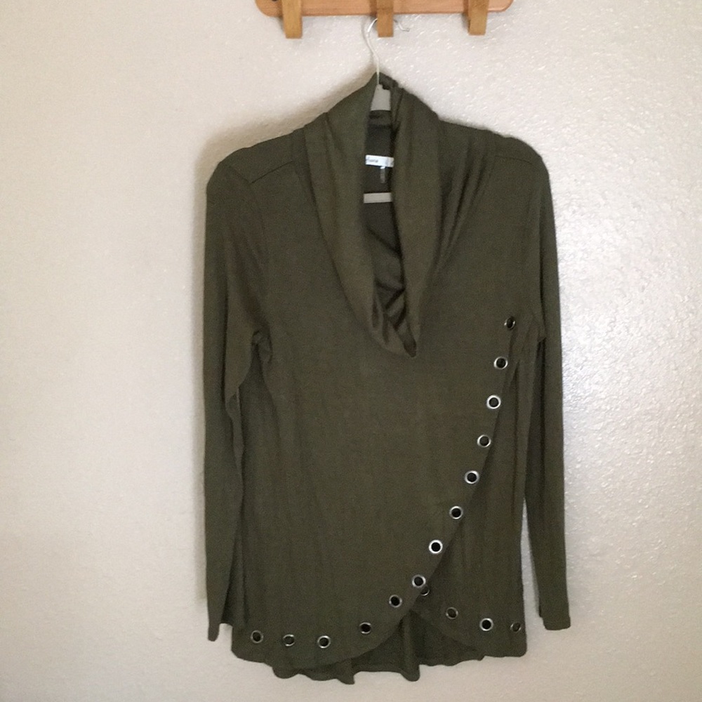 Long sleeve olive shirt/sweater